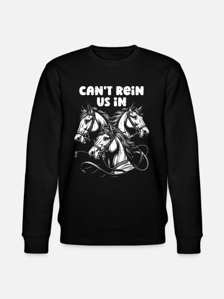 Horse Equestrian Sports - Stanley/Stella CHANGER Unisex Organic Sweatshirt - black