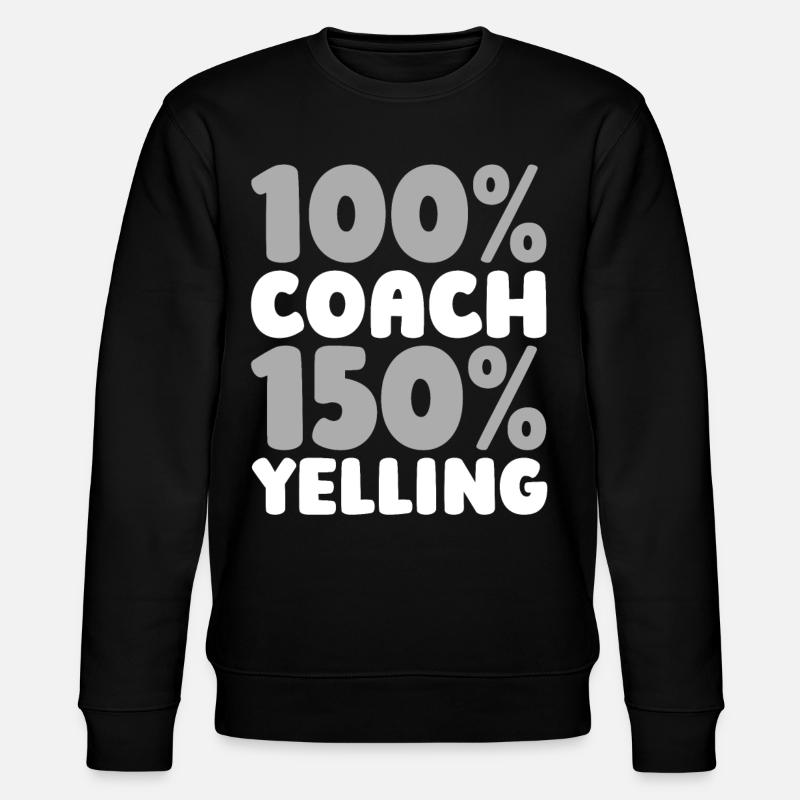 Fußballtrainer - Stanley/Stella Unisex Bio-Sweatshirt CHANGER  - Schwarz