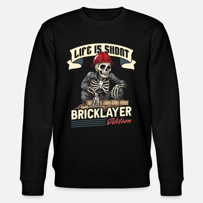 Bricklayer - Stanley/Stella CHANGER Unisex Organic Sweatshirt - black