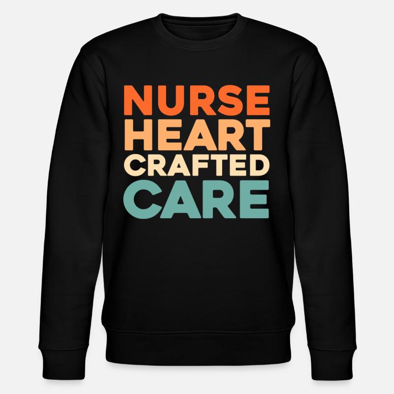 Krankenschwester - Stanley/Stella Unisex Bio-Sweatshirt CHANGER  - Schwarz