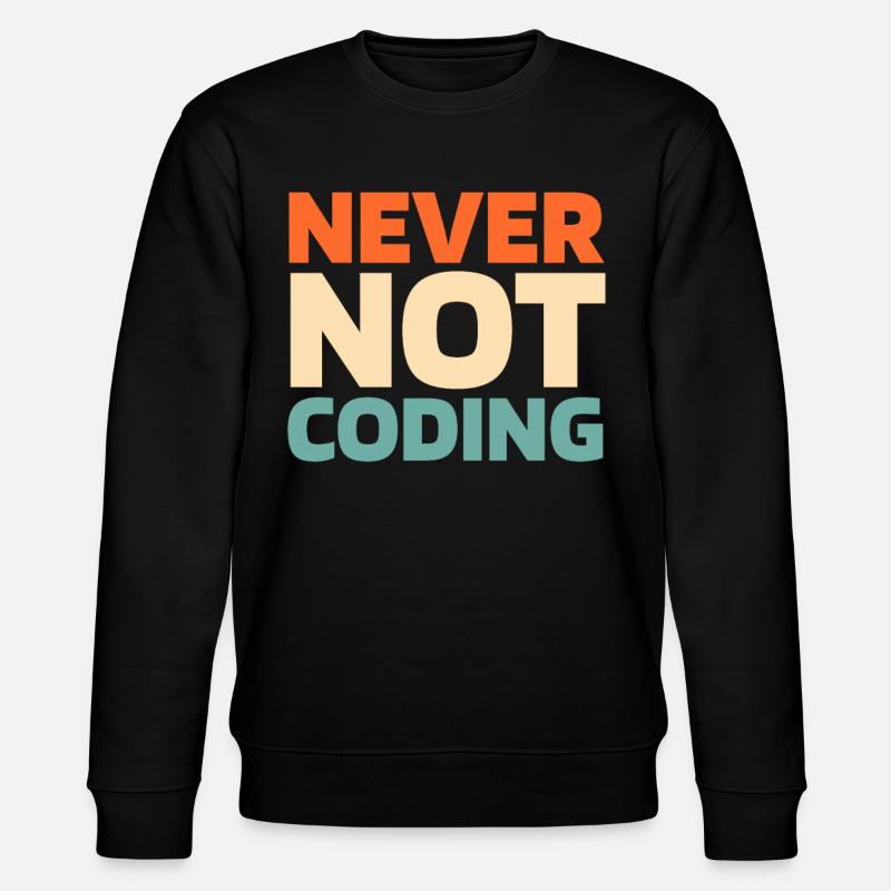 Developer Coder Programmer - Stanley/Stella CHANGER Unisex Organic Sweatshirt - black