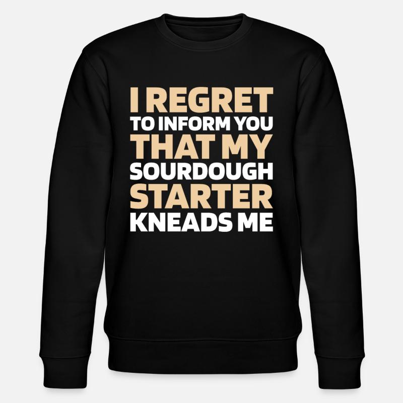 Sauerteig Brot - Stanley/Stella Unisex Bio-Sweatshirt CHANGER - Schwarz