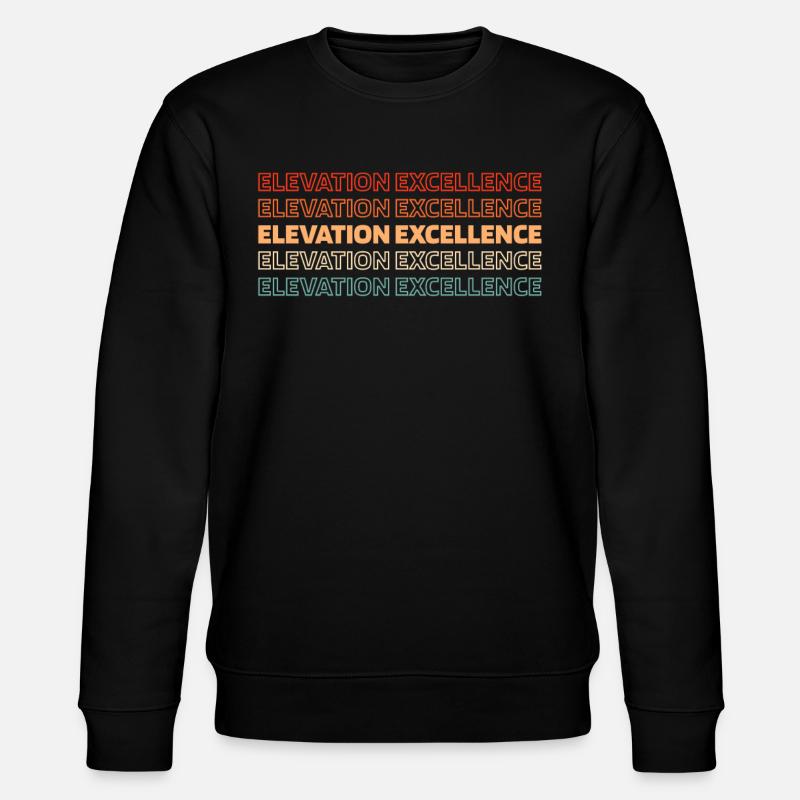 Elevator Elevator - Stanley/Stella CHANGER Unisex Organic Sweatshirt - black