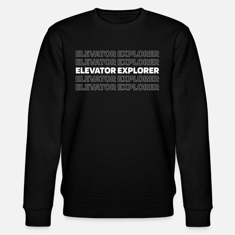 Elevator Elevator - Stanley/Stella CHANGER Unisex Organic Sweatshirt - black
