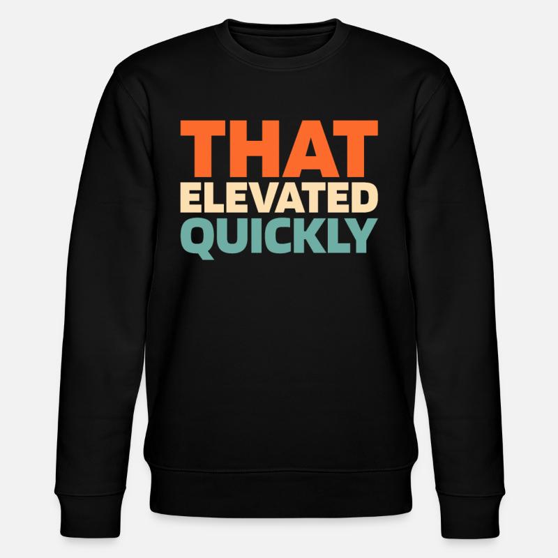Elevator Elevator - Stanley/Stella CHANGER Unisex Organic Sweatshirt - black