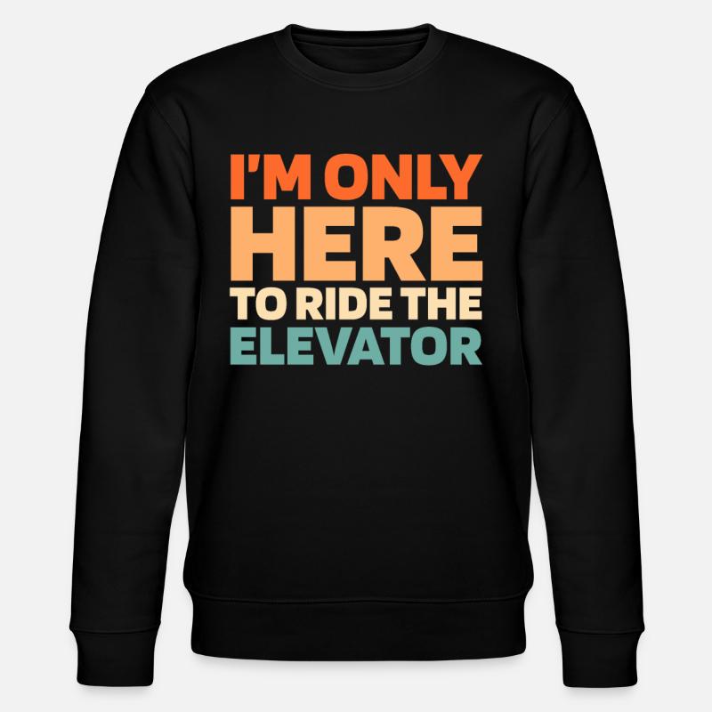Elevator Elevator - Stanley/Stella CHANGER Unisex Organic Sweatshirt - black