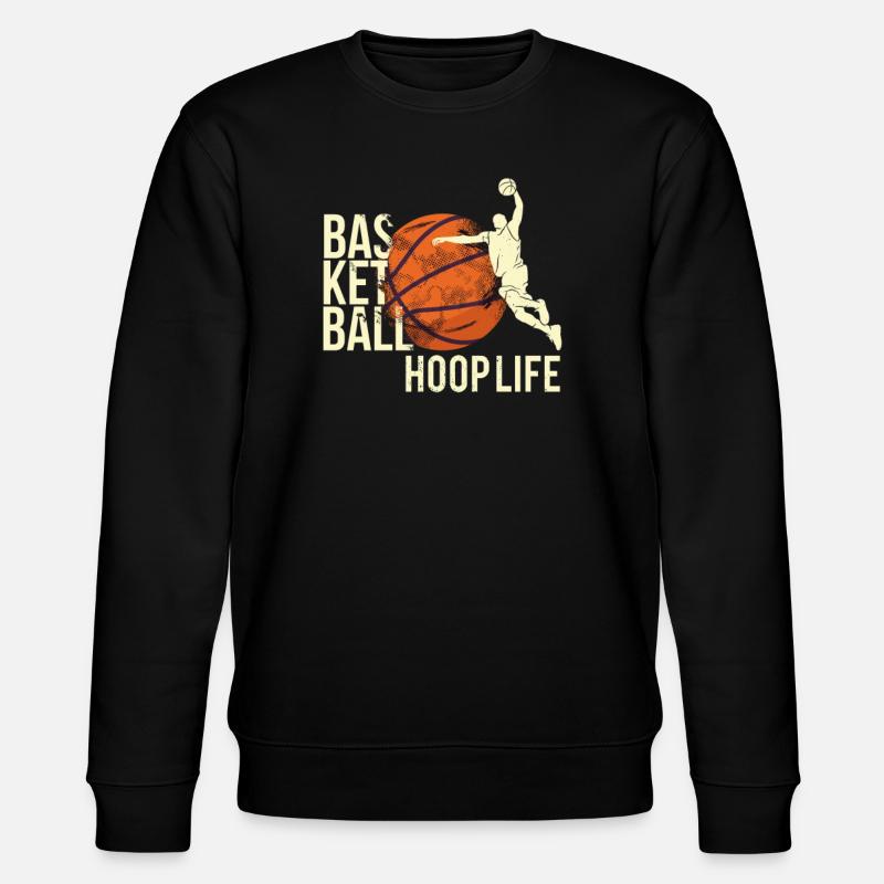 Basketteur basketteur basketteur « HOOP-LIFE » - Sweat bio CHANGER Stanley/Stella Unisexe - noir