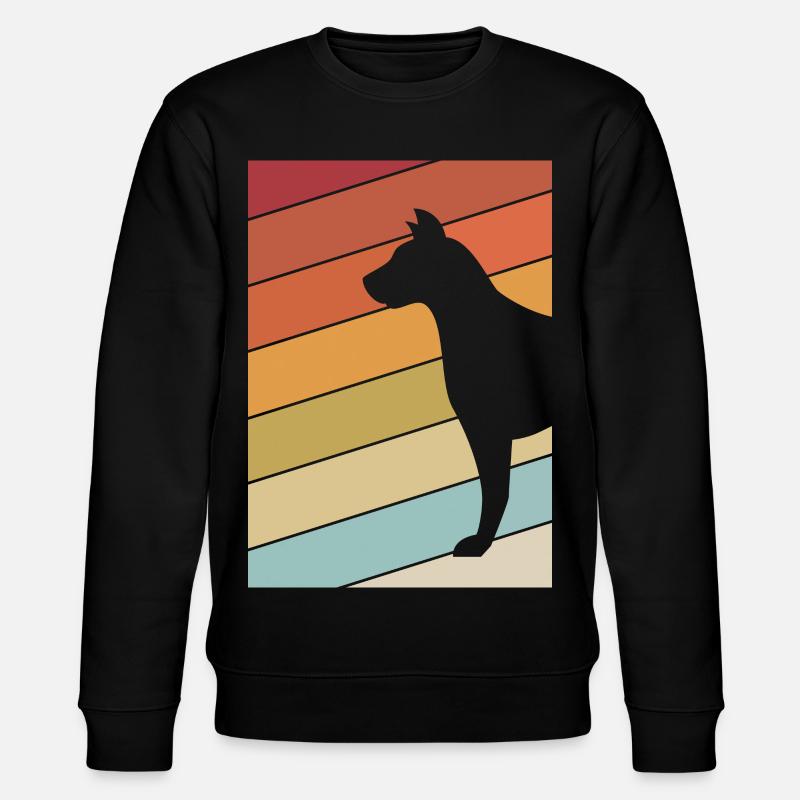 Hund - Stanley/Stella Unisex Bio-Sweatshirt CHANGER  - Schwarz