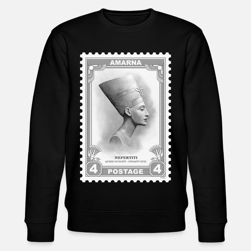 Timbre Néfertiti - Sweat bio CHANGER Stanley/Stella Unisexe - noir