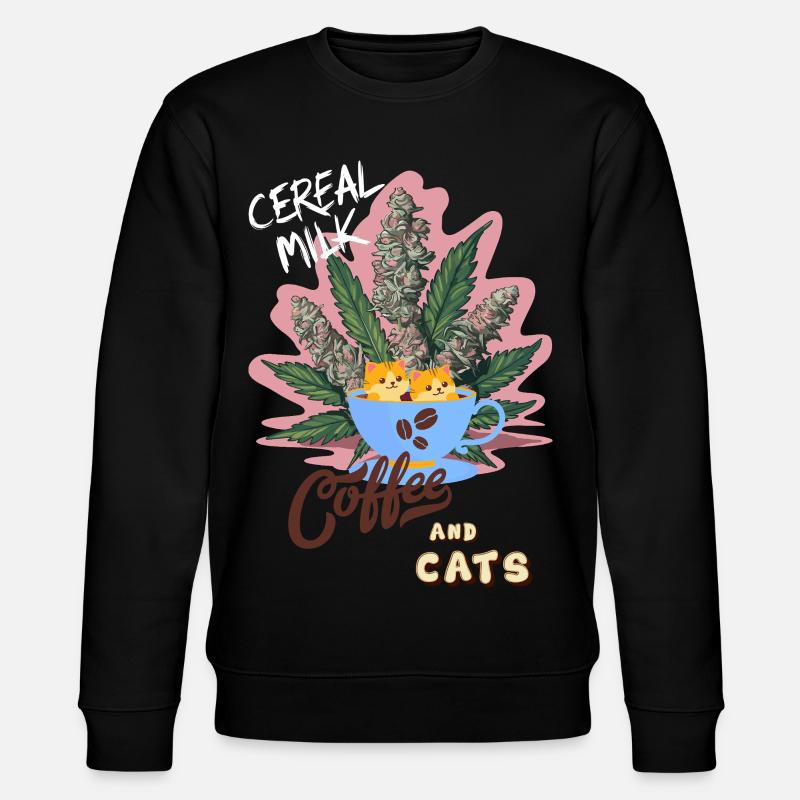 Cereal Milk C&C - Stanley/Stella CHANGER Unisex Organic Sweatshirt - black
