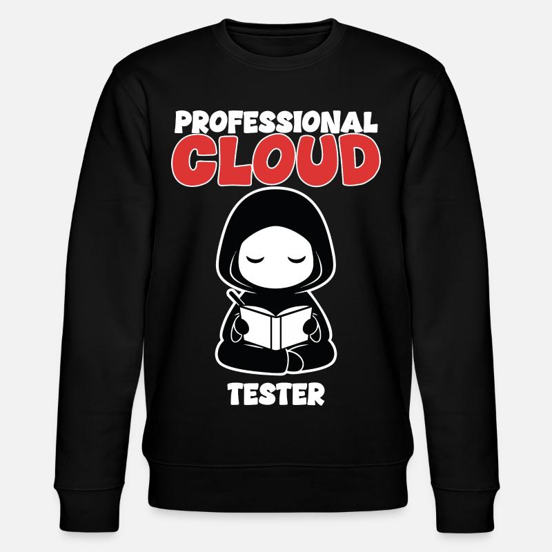 Humor Professional Cloud Tester Manga - Stanley/Stella Unisex Bio-Sweatshirt CHANGER - Schwarz