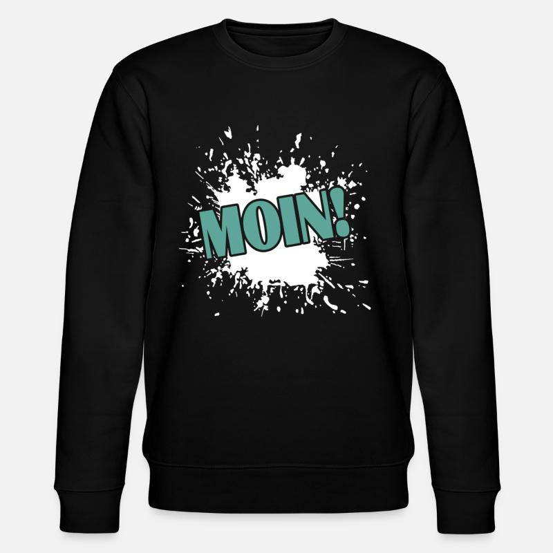 Moin! - Stanley/Stella Unisex Bio-Sweatshirt CHANGER  - Schwarz