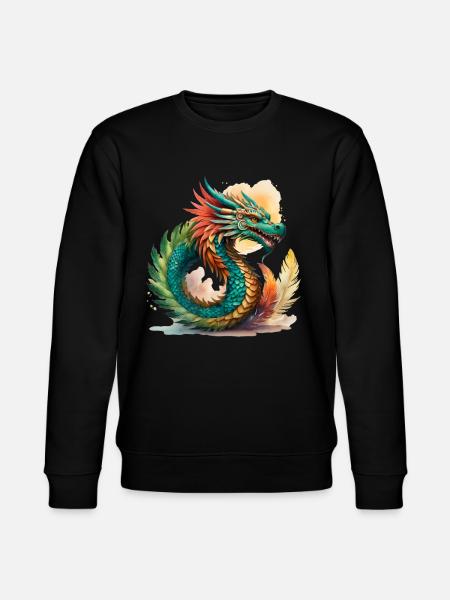 Kukulcán - Stanley/Stella Unisex Bio-Sweatshirt CHANGER  - Schwarz
