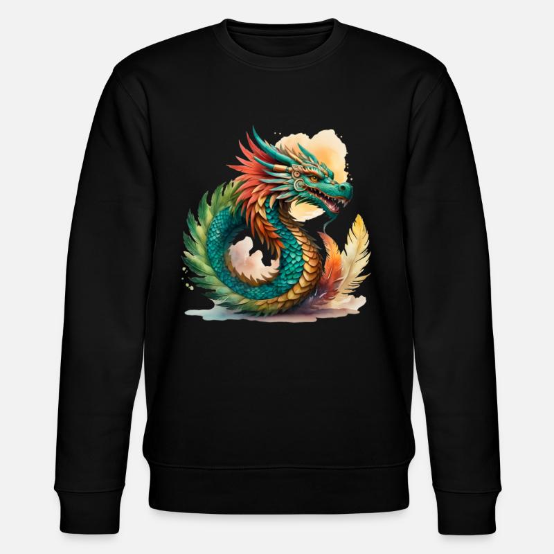 Kukulcán - Stanley/Stella Unisex Bio-Sweatshirt CHANGER  - Schwarz