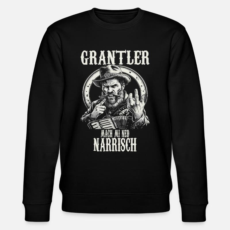 Grantler Dialectes bavarois Bavière - Sweat bio CHANGER Stanley/Stella Unisexe - noir