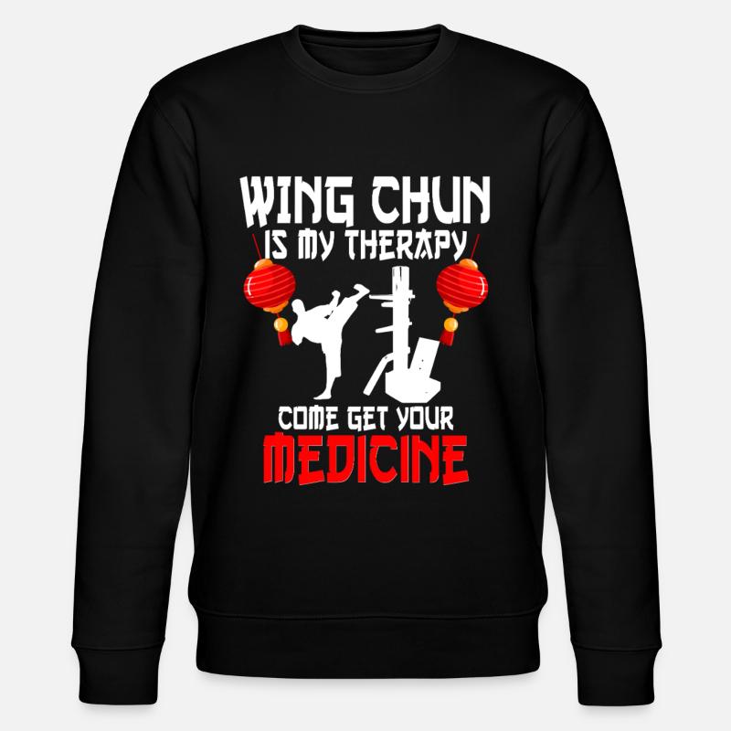 Wing Chun - Stanley/Stella Unisex Bio-Sweatshirt CHANGER  - Schwarz