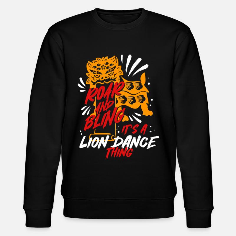Löwentanz - Stanley/Stella Unisex Bio-Sweatshirt CHANGER  - Schwarz