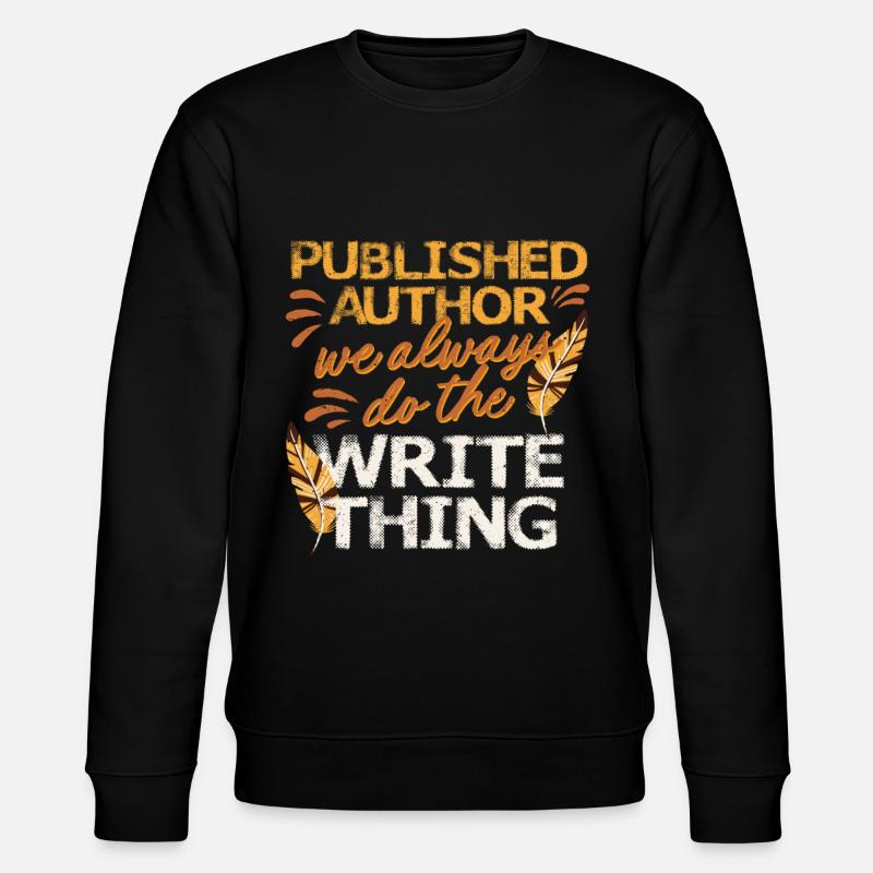 Auteur Auteurs - Sweat bio CHANGER Stanley/Stella Unisexe - noir