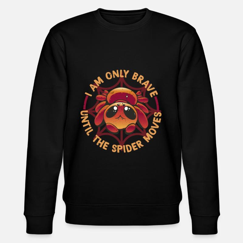 Arachnophobia Spider phobia - Stanley/Stella CHANGER Unisex Organic Sweatshirt - black