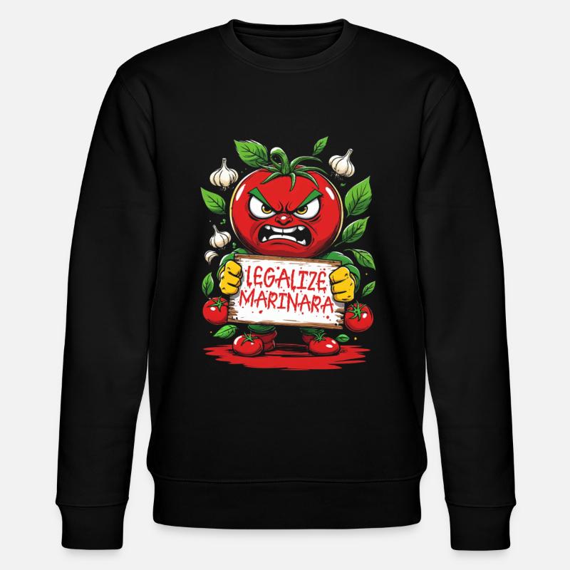 Légaliser la marinara - Sweat bio CHANGER Stanley/Stella Unisexe - noir