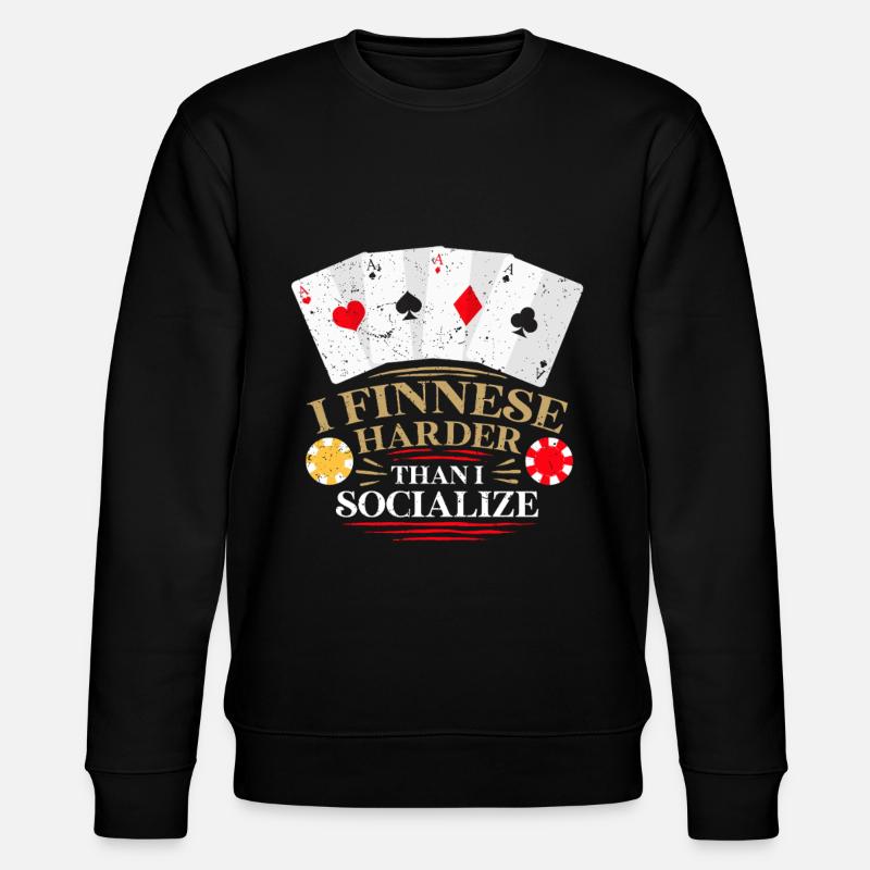 Joueur de bridge - Sweat bio CHANGER Stanley/Stella Unisexe - noir