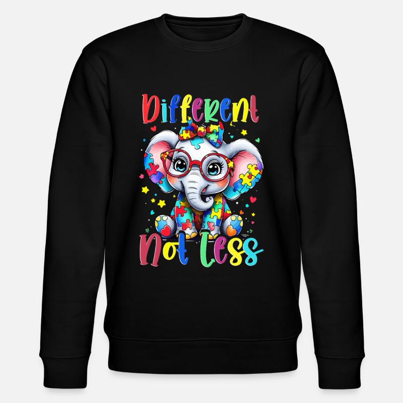 Autisme Autiste Autisme - Sweat bio CHANGER Stanley/Stella Unisexe - noir