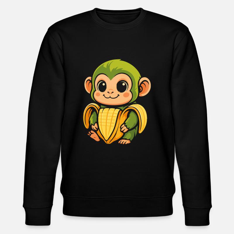 Chimpanzini Bananini Brainrot - Sweat bio CHANGER Stanley/Stella Unisexe - noir