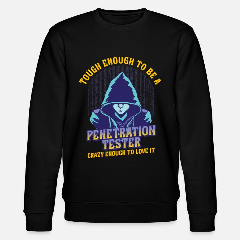 Penetration Tester Pentest Pentester - Stanley/Stella CHANGER Unisex Organic Sweatshirt - black