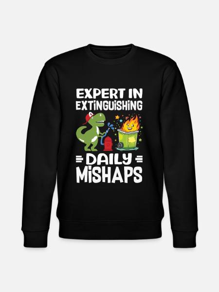 Dumpster Fire Response Team Leader - Stanley/Stella CHANGER Unisex Organic Sweatshirt - black