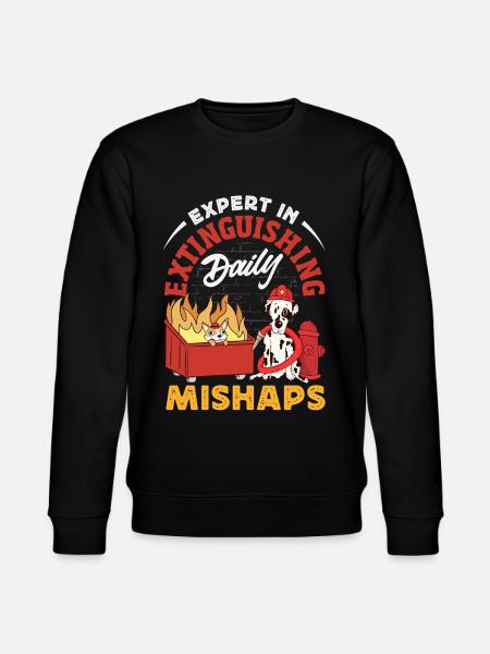 Dumpster Fire Response Team Leader - Stanley/Stella CHANGER Unisex Organic Sweatshirt - black