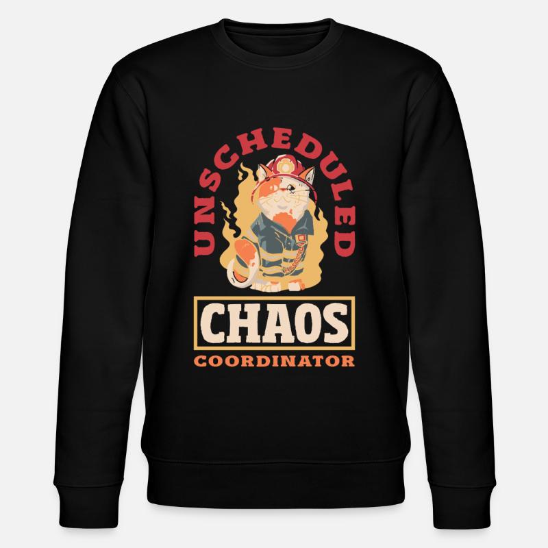 Dumpster Fire Response Team Leader - Stanley/Stella CHANGER Unisex Organic Sweatshirt - black