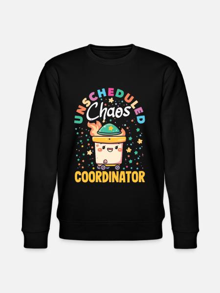Dumpster Fire Response Team Leader - Stanley/Stella CHANGER Unisex Organic Sweatshirt - black