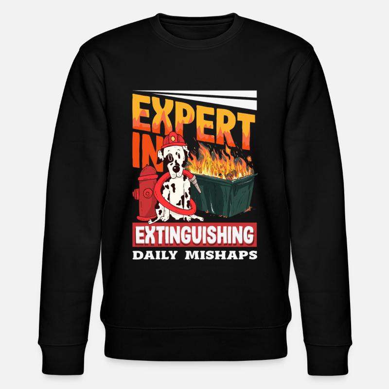 Müllcontainer Fire Response Team Leader - Stanley/Stella Unisex Bio-Sweatshirt CHANGER  - Schwarz