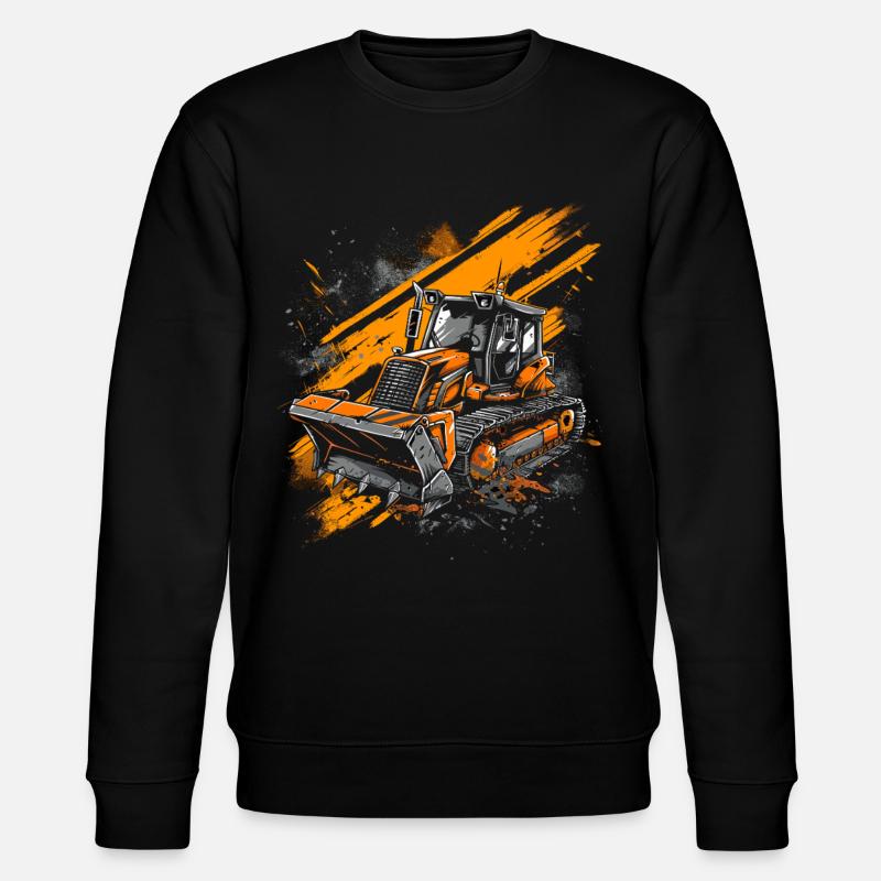 Skid steer loader enthusiasts - Stanley/Stella CHANGER Unisex Organic Sweatshirt - black