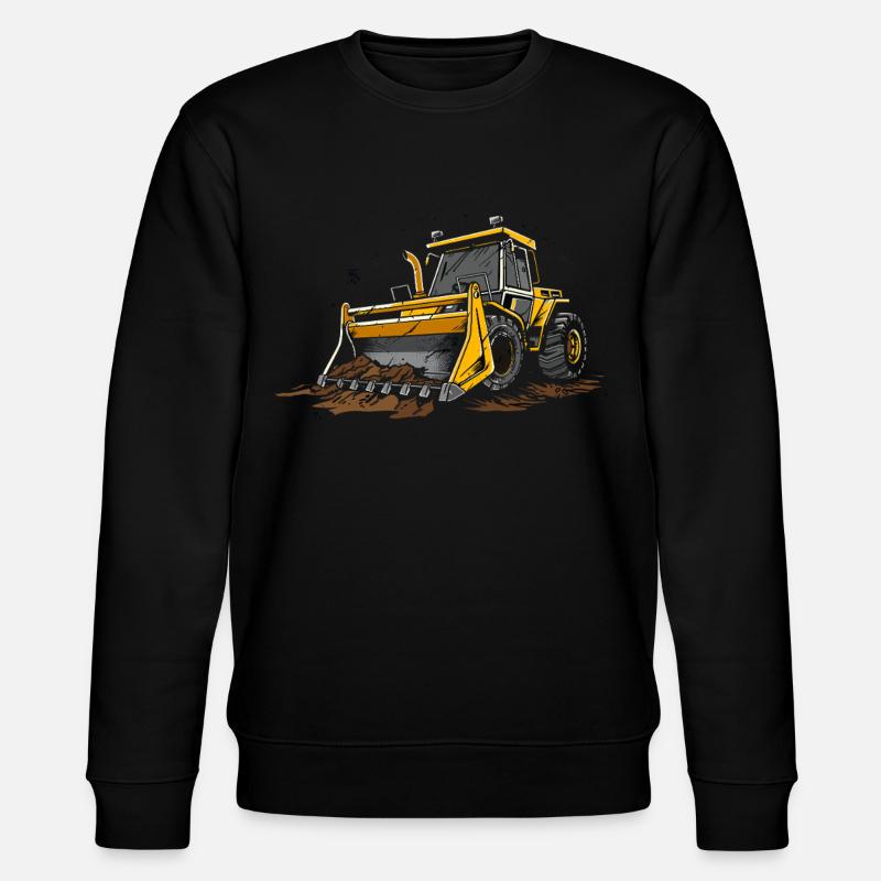 Skid steer loader enthusiasts - Stanley/Stella CHANGER Unisex Organic Sweatshirt - black