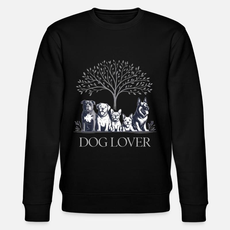 Dog Lover - Stanley/Stella CHANGER Unisex Organic Sweatshirt - black