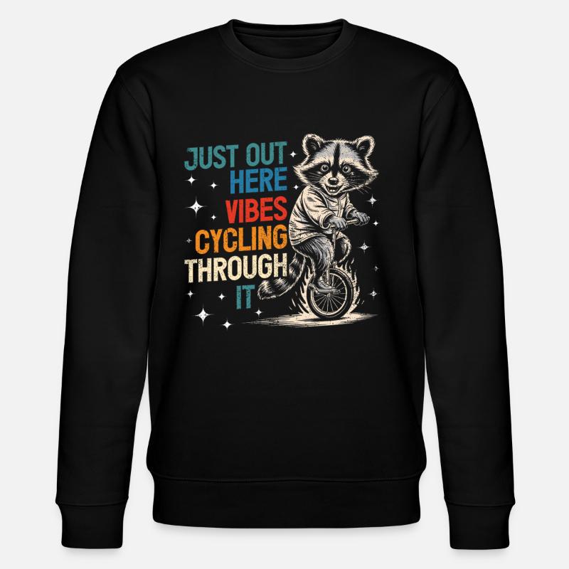 Undiagnosed, but something - Stanley/Stella CHANGER Unisex Organic Sweatshirt - black