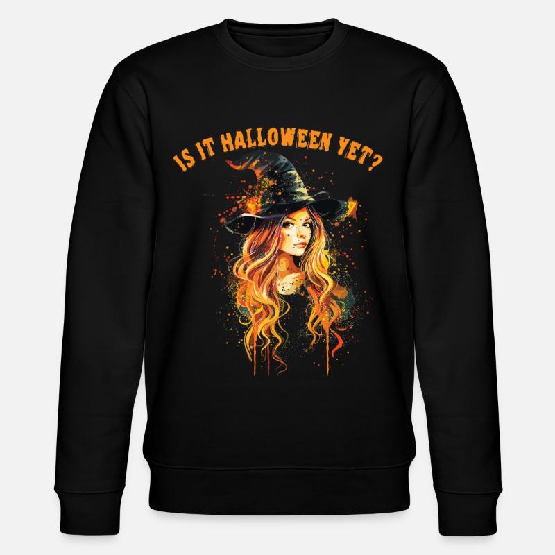 Effrayant Pin-up Sorcière Halloween - Sweat bio CHANGER Stanley/Stella Unisexe - noir