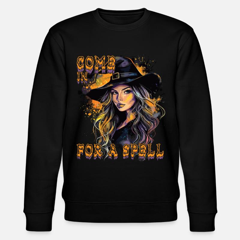Effrayant Pin-up Sorcière Halloween - Sweat bio CHANGER Stanley/Stella Unisexe - noir