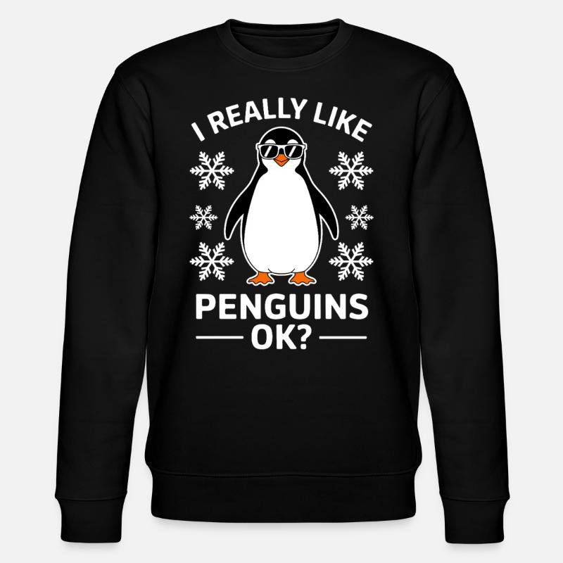 Pingouin disant drôle Pingouins Cadeau - Sweat bio CHANGER Stanley/Stella Unisexe - noir
