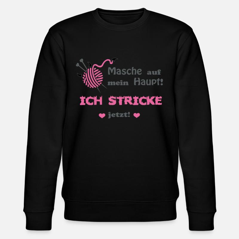 Stricken - Stanley/Stella Unisex Bio-Sweatshirt CHANGER  - Schwarz