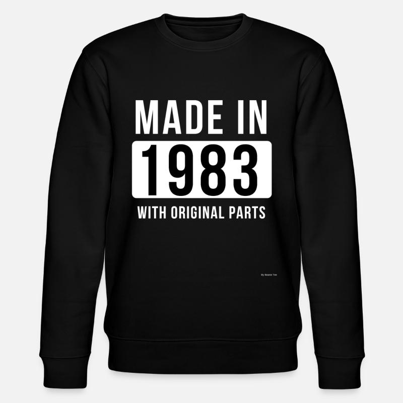 Fabriqué en 1983 - Sweat bio CHANGER Stanley/Stella Unisexe - noir