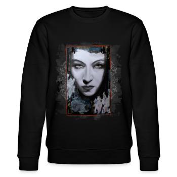 Geister: Whitby | gotisch - Stanley/Stella Unisex Bio-Sweatshirt CHANGER  - Schwarz - Vorne - Nik (191cm) & Marisol (170cm)