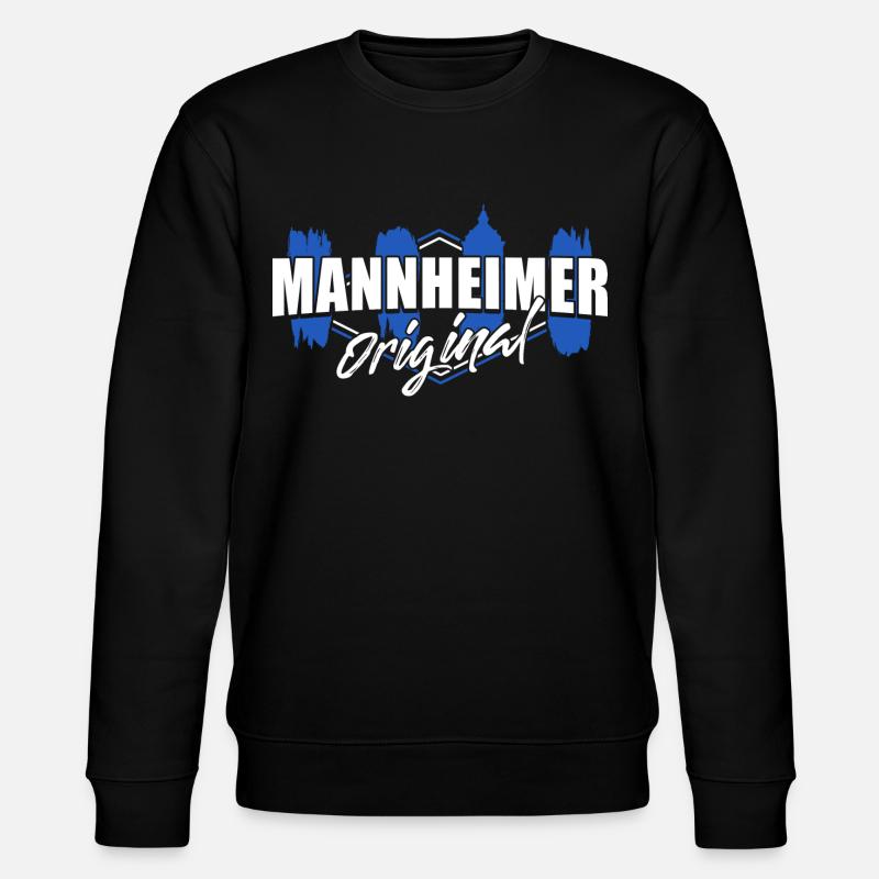 mannheimer original - Stanley/Stella Unisex Bio-Sweatshirt CHANGER  - Schwarz