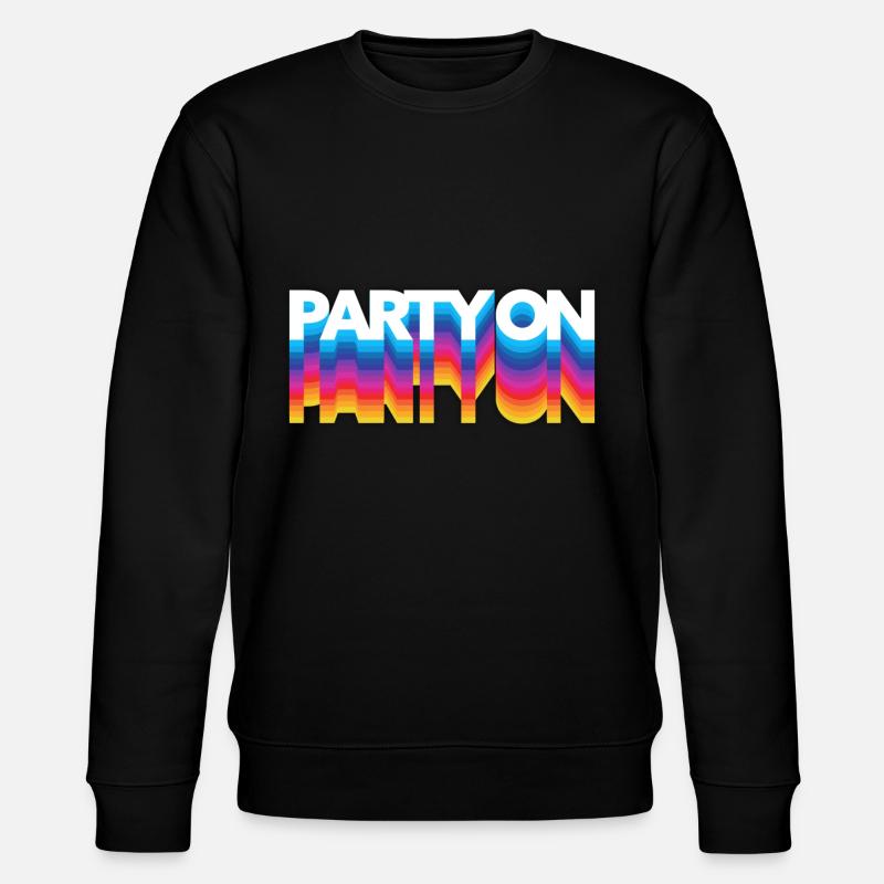 Party On - Stanley/Stella Unisex Bio-Sweatshirt CHANGER  - Schwarz