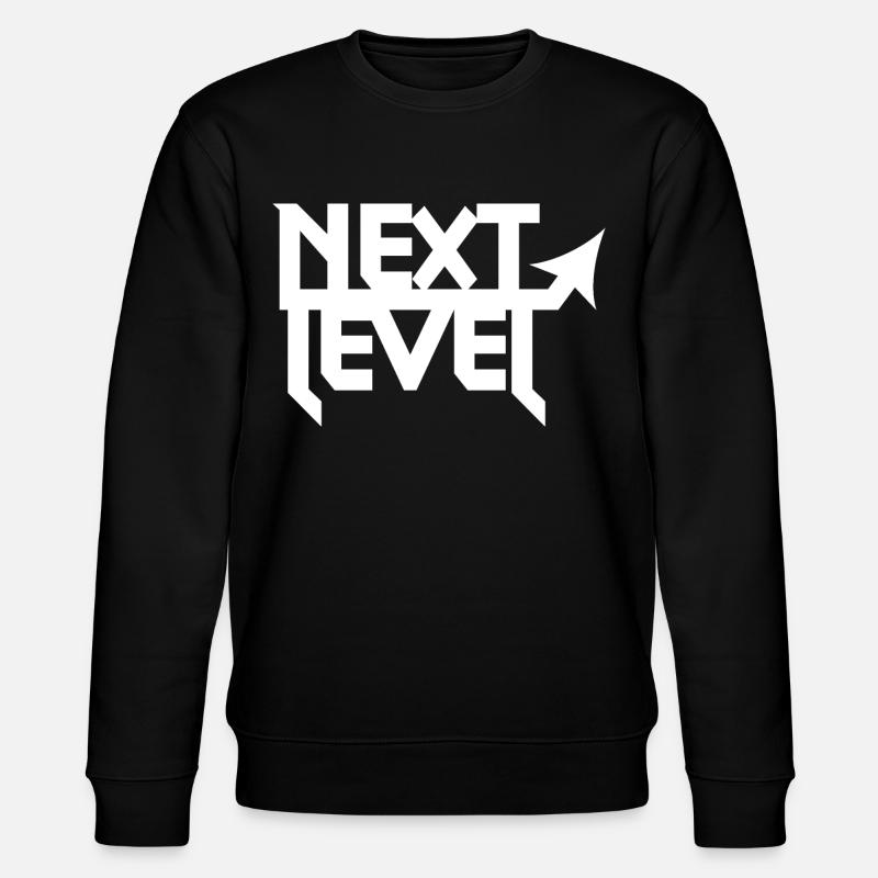 next level w - Stanley/Stella Unisex Bio-Sweatshirt CHANGER  - Schwarz