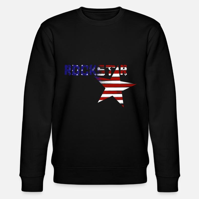 STAR DU ROCK - Sweat bio CHANGER Stanley/Stella Unisexe - noir