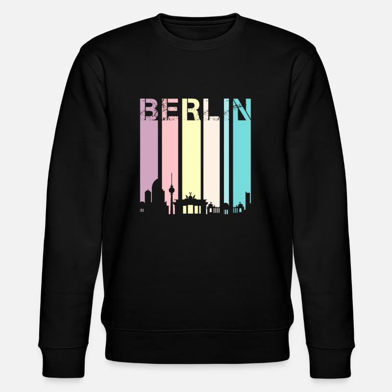 Berlin - Sweat bio CHANGER Stanley/Stella Unisexe - noir