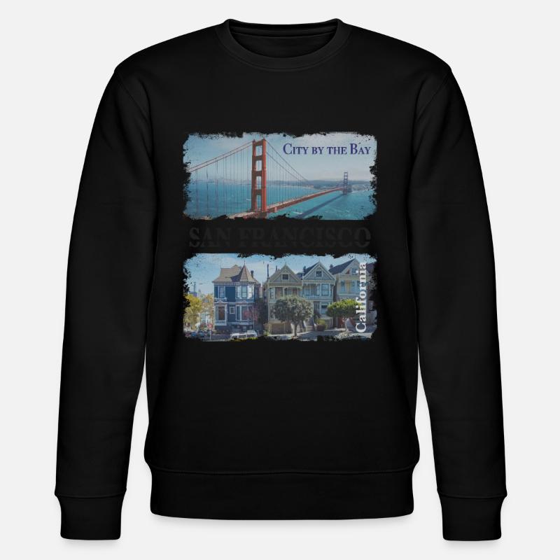 San Francisco - Sweat bio CHANGER Stanley/Stella Unisexe - noir