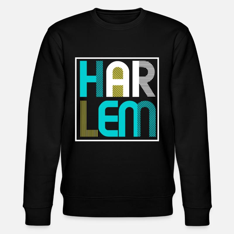 Harlem - Stanley/Stella Unisex Bio-Sweatshirt CHANGER  - Schwarz